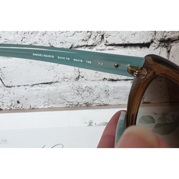 Kate Spade ANGELIQUE Brown/Blue Turquoise - Picture 9 of 10